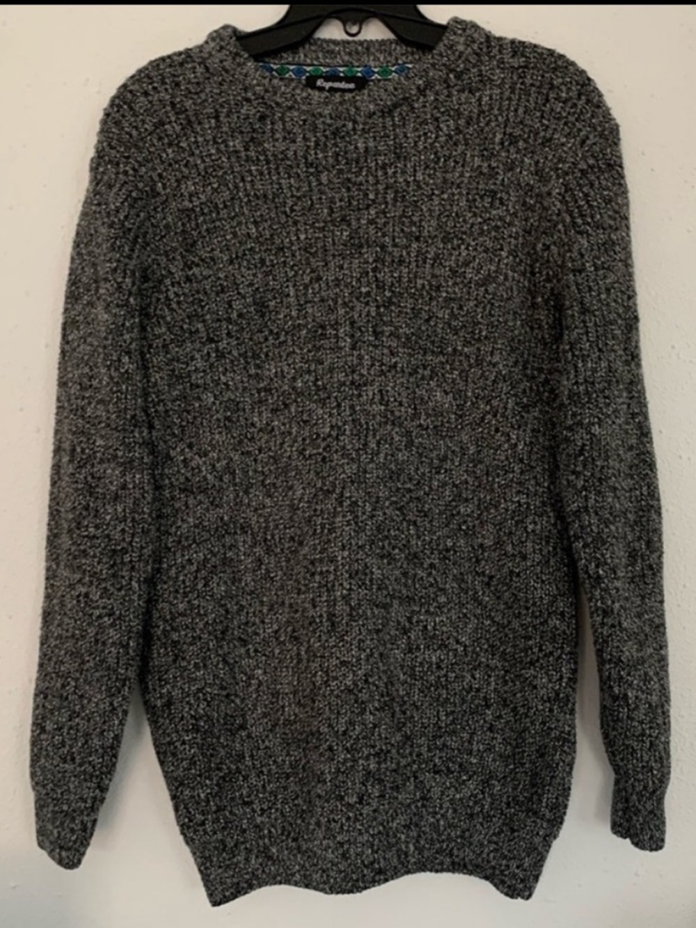 Repartee Grey Long Crew Neck Sweater